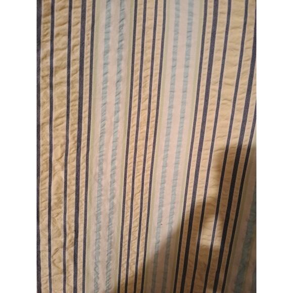 Talbots Plus Capri Pants Women’s 14 Seersucker Pinstripe Nautical‎ Vintage EUC - Picture 8 of 9